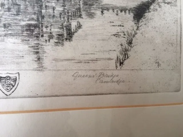 gravure anglaise originale