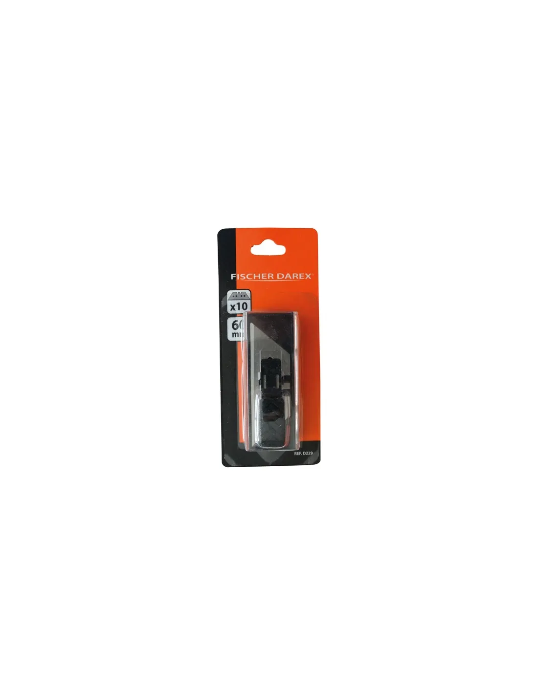 Lame trapèze 60mm x10 blister - FISCHER DAREX - 521369