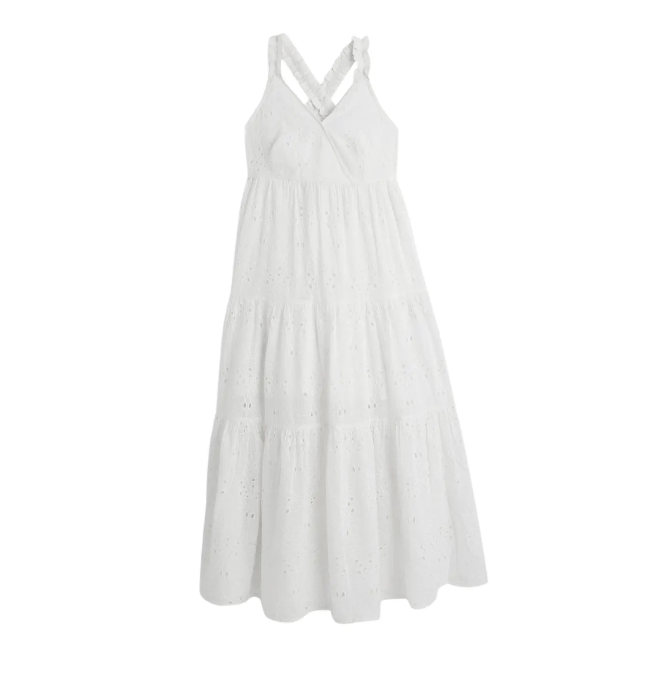 Robe en broderie anglaise - Ecru
