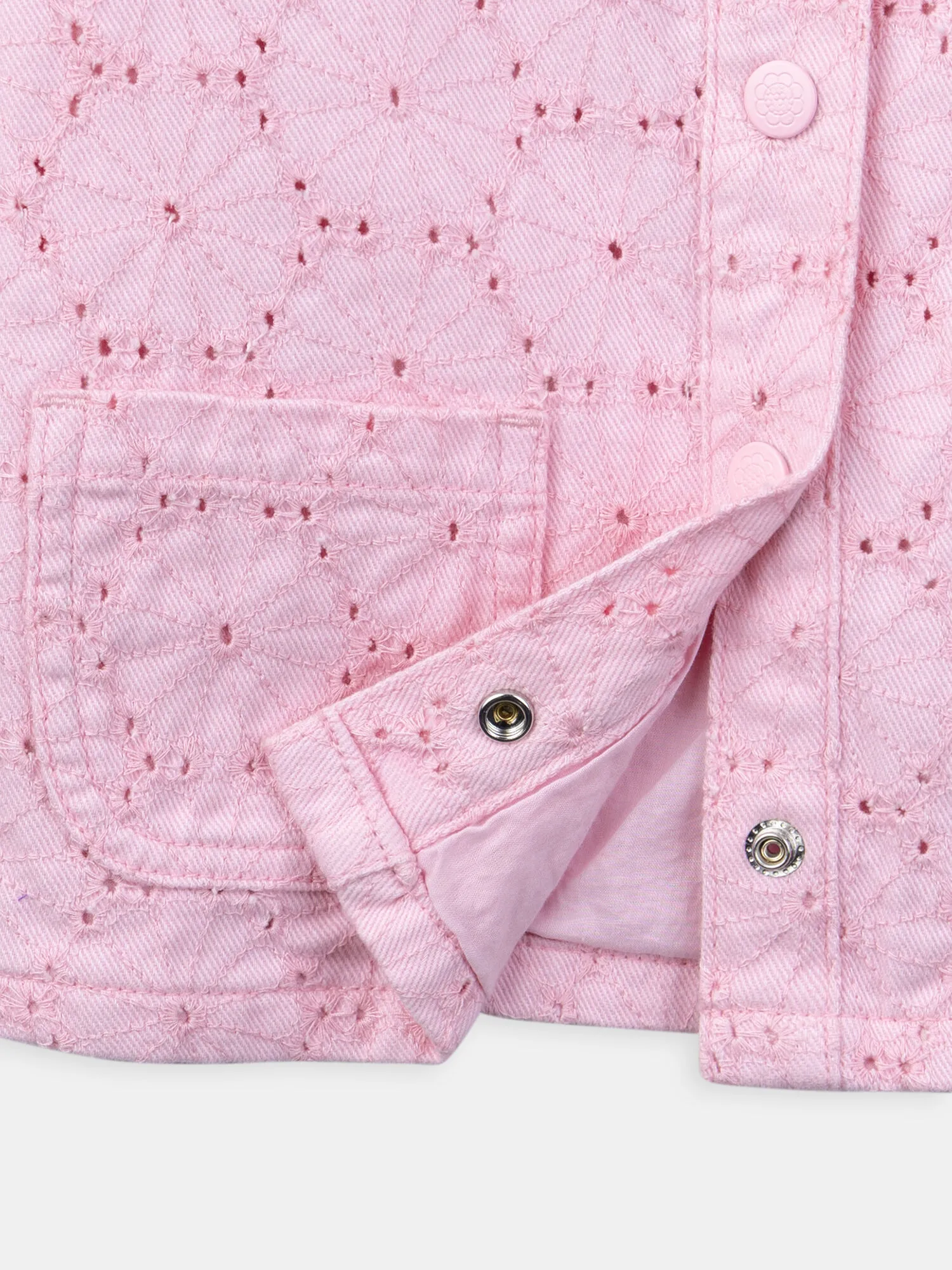 Veste en broderies anglaise